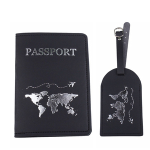 Protège-passeports en cuir PU laser argenté, directement de l'usine, pour l'accueil des clients d'hôtels et de centres de villégiature, cadeau de voyage haut de gamme - Product Image 5