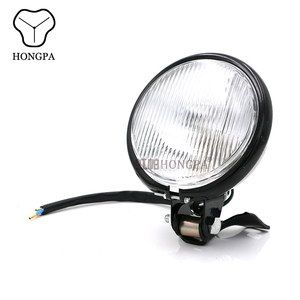 Systèmes d'éclairage de <span class=keywords><strong>moto</strong></span> 12V 35W <span class=keywords><strong>phare</strong></span> de <span class=keywords><strong>moto</strong></span> <span class=keywords><strong>rond</strong></span> <span class=keywords><strong>vintage</strong></span> pour café Racer Chopper - Product Image 5