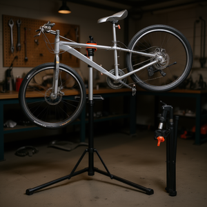 Support de réparation de vélo en aluminium robuste Db Wholesale, réglable en hauteur, pour l'entretien des vélos, modèle D0100HA5RYY - Product Image 2