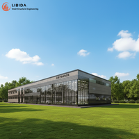 Atelier en structure métallique sur mesure, centre commercial, bâtiment en structure légère, entrepôt frigorifique préfabriqué en acier