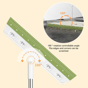 <span class=keywords><strong>Balai</strong></span> à poussière pour sol de salle de bain DS1476, brosse à balayer, grattoir à vitre, outil pour enlever les cheveux et la poussière, <span class=keywords><strong>balai</strong></span> à poussière en silicone - Product Image 2
