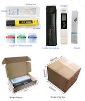 Combo Compteur pH et TDS Numérique Haute Précision pH-mètre Testeur TDS EC Qualité de l'Eau pH EC pour Aquarium Système RO Laboratoire