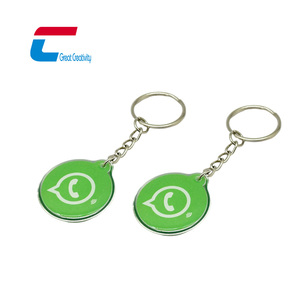 <strong>Custom</strong> <strong>Logo</strong> 13.56mhz <strong>NFC</strong> Epoxy <strong>Keychain</strong> Instagram Smart <strong>NFC</strong> <strong>Keychain</strong> <strong>Tag</strong> for Social Media Whatsapp TikTok Youtube - Product Image 4