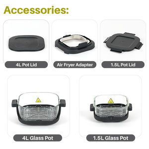 Freidora eléctrica de aire de 1,5 l a precio barato, Máquina Inteligente de patatas fritas de gran capacidad, freidoras de aire para uso doméstico - Product Image 6