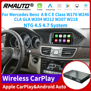 RMAUTO Apple CarPlay Inalámbrico NTG 4.5 4.7 para Mercedes Benz Clase A B C E W176 W246 CLA GLA W204 W212 W207 W218 ML GLK SLK W463 - Product Image 1