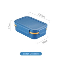 Boîte à lunch double couche de grande capacité en vente en gros Four à micro-ondes Bac à légumes spécial en plastique de qualité alimentaire pour le chauffage