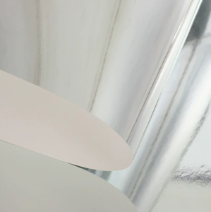 Glossy <b>White</b> Mirror Reflective Coated Mirror <b>Paper</b> Sheet Aluminized Holographic Foil Mirror <b>Paper</b> For Bouquet Gift Packaging - Product Image 2