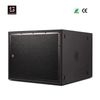 Lasesound 8005 Subwoofer de 21 Pulgadas, 1500 W RMS, 3000 W Pico, 30 Hz, Baja Frecuencia, Sistema de Audio Profesional para Escenario, Altavoz con Certificación CE RoHS