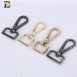 Accesorios de cordón ecológicos de alta calidad, Clips giratorios, gatillo, ganchos a presión de perro de Metal para correas de perro