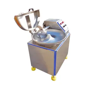 Nhà máy trực tiếp 60 kg/giờ 20L Emulsifier Cutter Bát Chopper máy cho Xúc Xích Thịt Viên