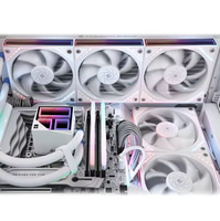 Refroidissement par eau Thermalright FROZEN INFINITY 360 BLANC, deux ventilateurs ARGB de 12 cm, silencieux, radiateur intégré refroidi par eau