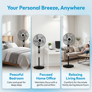Ventilateur sur pied 18 pouces au <span class=keywords><strong>meilleur</strong></span> <span class=keywords><strong>prix</strong></span> – Ventilateur domestique électrique standard personnalisé - Product Image 2