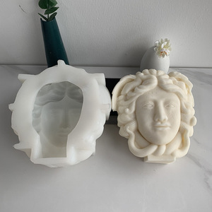 Bs291sculpture <span class=keywords><strong>de</strong></span> cheveux <span class=keywords><strong>de</strong></span> serpent <span class=keywords><strong>de</strong></span> déesse grecque, moule <span class=keywords><strong>de</strong></span> bougie <span class=keywords><strong>de</strong></span> visage en résine <span class=keywords><strong>de</strong></span> plâtre, moule <span class=keywords><strong>de</strong></span> bougie à grande tête <span class=keywords><strong>de</strong></span> Medusa - Product Image 3