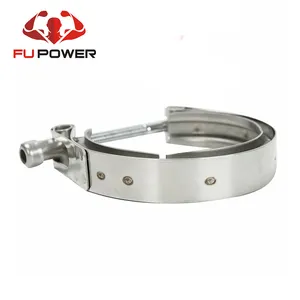 6" Inch Stainless Steel V-Band Flange & Clamp Kit Turbo Exhaust Downpipes