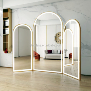 Espejo <span class=keywords><strong>de</strong></span> Pared LED Inteligente <span class=keywords><strong>de</strong></span> Gran Tamaño con Arco, Decoración Moderna <span class=keywords><strong>de</strong></span> Lujo para el Hogar, con Interruptor Táctil para <span class=keywords><strong>Baño</strong></span> - Product Image 3