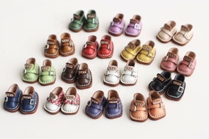 נעלי עור מיני סיטונאיות לבובות OB11/ymy/gsc/Middie Blythe או בובות עם רגליים בגודל זה - Product Image 3