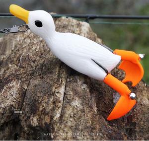 เหยื่อปลอมล่อตกปลาแบบอ่อน, <span class=keywords><strong>ใบพัด</strong></span>ฟลิปเปอร์ท็อปวอเตอร์พลาสติกเป็ดลอยน้ำสำหรับปลามาร์ลินเหยื่อปลอม - Product Image 4