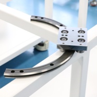 QinGong V25 Rails de guidage circulaires linéaires en acier inoxydable poli à positionnement rapide, composants essentiels de bloc coulissant, réglables 1-60 1