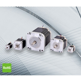 Moteurs pas à pas Techno Drive 01K-C513 02K-C515 04K-S525 Hybrides 2 Phases CC 24V 0,5 Nm de couple Axe de 5,0 mm - Product Image 1