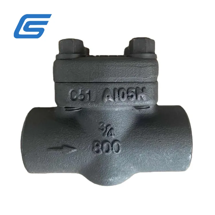 ASTM A105 forged steel 3/4in check valve