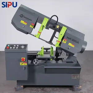 GB4028 Manual Band Saw Machine Horizontal Band Saw Machine Metal Cutting Semi-Automatic