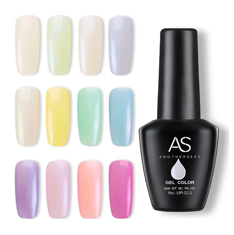 Vernis à ongles en Gel Uv, 12 couleurs, 15ml, en forme de coquille, pas cher, nouvel arrivage