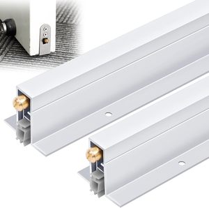 Joint de <span class=keywords><strong>porte</strong></span> automatique à levage caché - Bande anti-poussière et insonorisante pour portes résidentielles/commerciales - Product Image 3