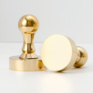 Ice <b>Stamp</b> Round Sphere Brass <b>Metal</b> Sealing Wax Seal For Ice Cube Shops And Bars - Product Image 1