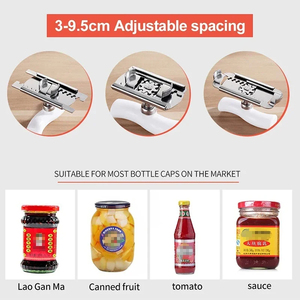 Can Opener Adjustable Stainless Steel Non-Slip Multifunction Manual Jar Bottle Bottle Lid Opener <b>Gadget</b> Home <b>Gadgets</b> Accessories - Product Image 2