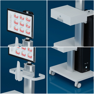 Có thể điều chỉnh di chuyển intraoral quét giỏ máy tính xách tay màn hình máy tính giỏ hàng với ngăn kéo và CPU chủ cho nha sĩ hoặc Thẩm mỹ viện - Product Image 3