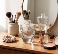 Flacon diffuseur de parfum de luxe 35 ml avec pompe à lotion pour parfum, vernis à ongles, lotion et huiles essentielles, flacons cosmétiques en verre