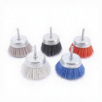 Brosse en fil abrasif importée Sanyang, modèle 100231, en carbure de silicium, avec manche en nylon, pour nettoyage en profondeur (bol, surface plate, etc.)