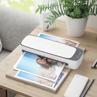 Plastifieuse de bureau SL888 pour documents A4, A3, A5, A6 et photos, avec film de plastification pour documents multi-formats