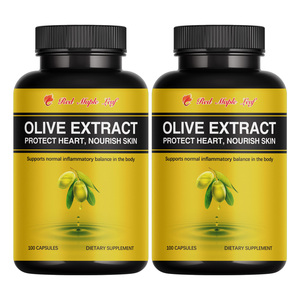 Cápsulas <span class=keywords><strong>de</strong></span> Extracto <span class=keywords><strong>de</strong></span> Hoja <span class=keywords><strong>de</strong></span> Olivo Natural, Apoya la Función Cardiovascular y el Envejecimiento Saludable, Sin GMO, Tónico Suave - Product Image 2