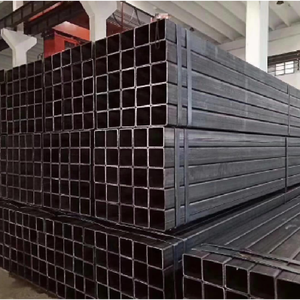 Tuyaux en acier soudés carrés noirs d'usine chinoise 30x40 <span class=keywords><strong>50x50</strong></span> 40x60 Tubes à section creuse en acier au carbone Carres Et Rectangulaires - Product Image 2