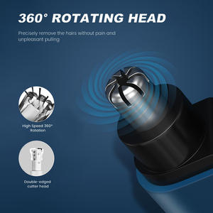 Tondeuse électrique pour poils du nez, batterie rechargeable de 100 à 300 Mh, portable et lavable, pour hommes et femmes - Product Image 2