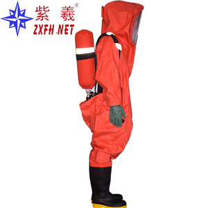 Combinaison de protection chimique intégrée au respirateur Zixi, combinaison de protection chimique robuste, entièrement scellée - Product Image 3