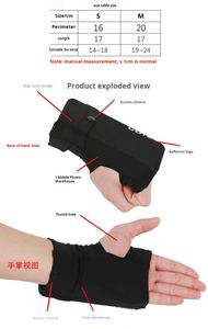 Stylish Arm <b>Bag</b> for Running Unisex Marathon Handheld Pouch with Ice Silk Gloves Pocket Outdoor Sports Armband - Product Image 2