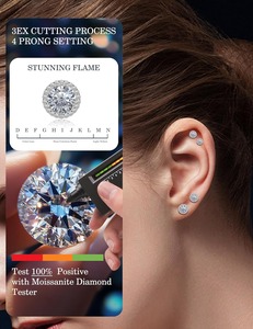 Pendientes Colgantes Plateados Románticos Hipoalergénicos, Joyería Delicada para Mujeres y Hombres - Product Image 6