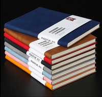 Cuaderno/Diario A5 de Cuero y Papel con Logotipo Personalizado, 80 Hojas, Encuadernación Cosida, Hojas Sueltas, Cubierta de Felpa, Impreso, Económico, para Regalo