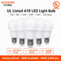 Ampoules LED WOOJONG CE ERP Foco 9W E27 A60 840 Lumens AC pour aménagement paysager