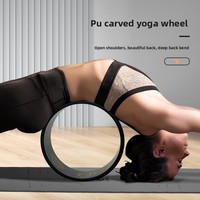 PU Yoga-Rad 10 Zoll, Gebogen für Rückenöffnung, Hilfsmittel für Anfänger-Yoga-Übungen