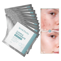 2025 AHA BHA Mini taille Kits de voyage tampons de coton salicylique visage traitement de contrôle de l'acné nettoyage tampons d'acide glycolique