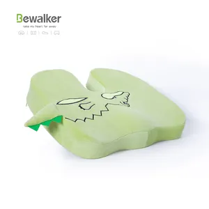 Bewalker Animal cute rectangle Dinosaur Memory foam seat cushion for chair and office