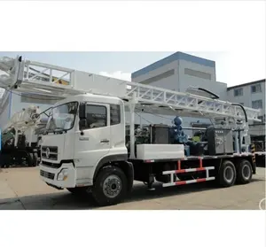 Caminhão montado hidráulico água bem perfuração equipamento preço máquina para 400 metros capacidade de perfuração