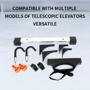 Kit d'accessoires pour échelle télescopique avec roulettes, barre stabilisatrice robuste, crochets <span class=keywords><strong>de</strong></span> sécurité, poignée <span class=keywords><strong>de</strong></span> transport pour échelle pliante - Product Image 1