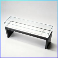 Vitrine de présentation de table sur mesure pour musées, présentoir à surface plate et inclinée pour objets culturels, pièces de monnaie, archives, peintures de calligraphie