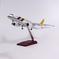 Excellente qualité modèle d'avion à l'échelle 1/125 Delta Air Lines Airbus A320 modèle d'avion 47cm