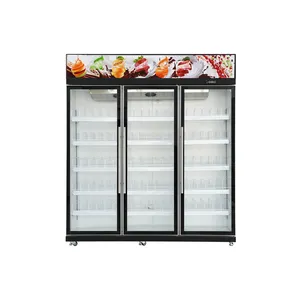Vetro commerciale aperto caldo del frigorifero dell'attrezzatura di refrigerazione del supermercato