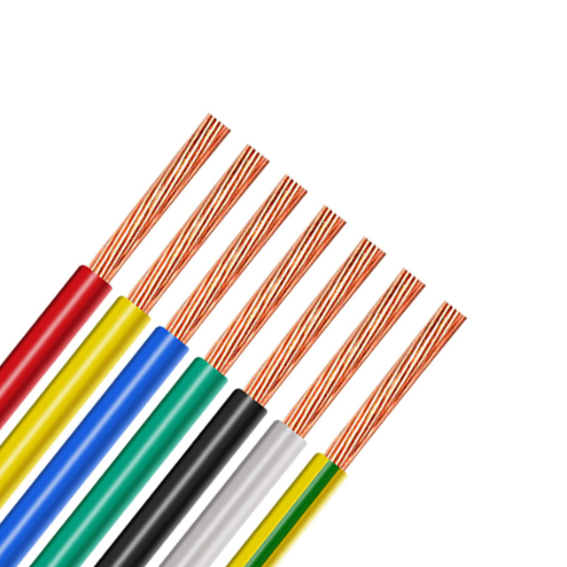 Factory Direct 450/750V IEC Standard PVC Insulated Pure Copper Core BVR Flexible Wire for House Building Wiring